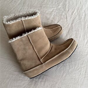 Brand new soft leather ankle boots from ZARA